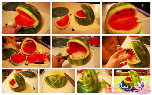 خلاقیت در تزیین غذا